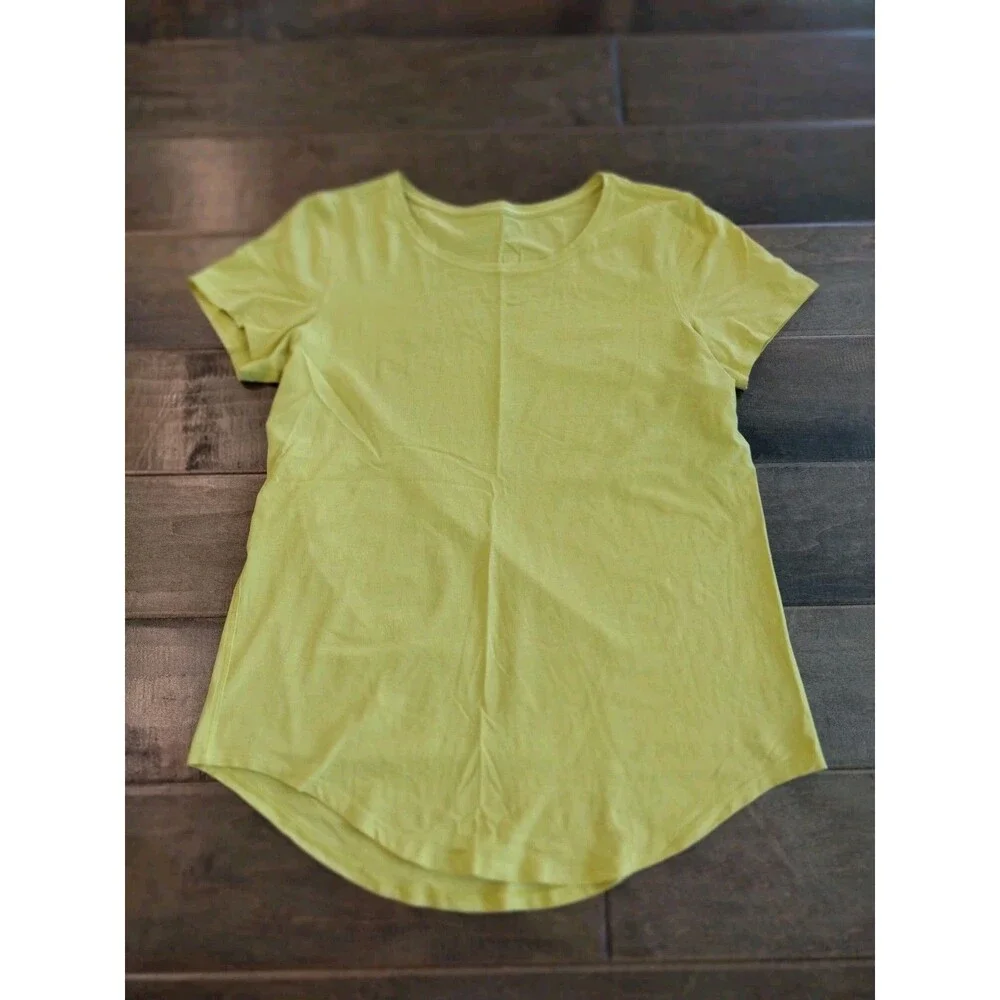 LULULEMON Women's EEUC Love bright yellow short-sleeve t-shirt tee - 4